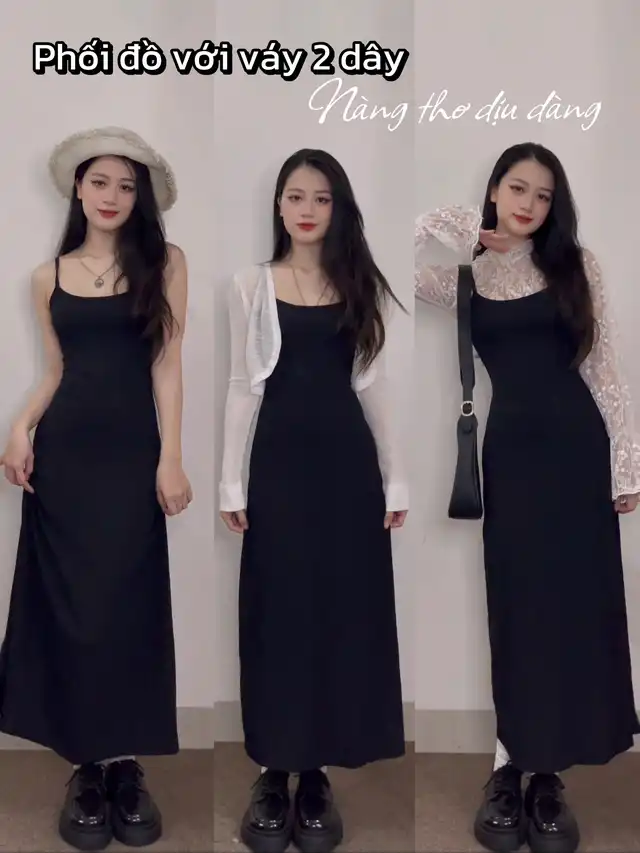 Váy nhung 2 dây hở lưng dáng dài | Shopee Việt Nam